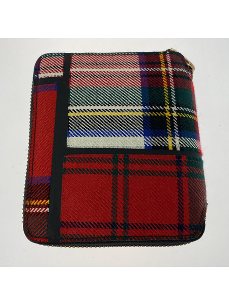 COMME des GARCONS コンパクトウォレット TARTAN PATCHWORK 財布