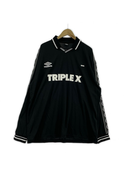 GOD SELECTION XXX ポロシャツ umbro  ブラック