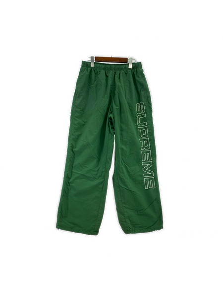 Supreme パンツ Spellout Embroidered Track Pant グリーン