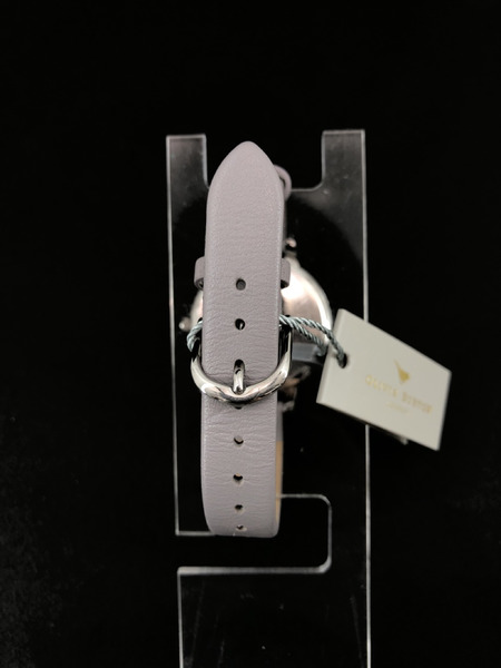 OLIVIA BURTON クォーツ腕時計 レザーベルト 紫