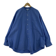 graphpaper 22AW Oxford L/S Oversized Band Collar Shirt F