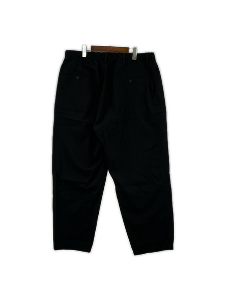 YohjiYamamotoPOURHOMME シワギャバウールゴムPイージーパンツ 5 ブラック