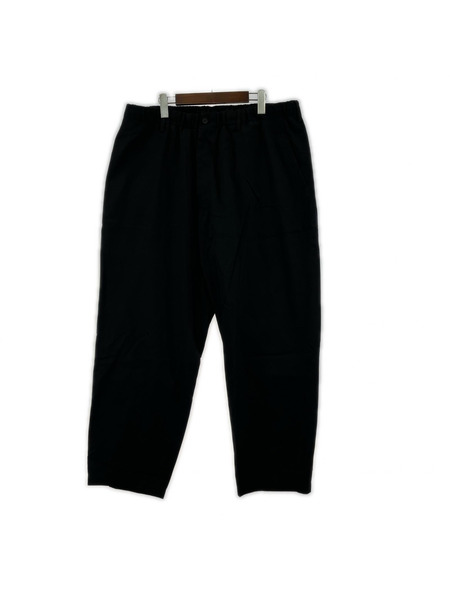 YohjiYamamotoPOURHOMME シワギャバウールゴムPイージーパンツ 5 ブラック