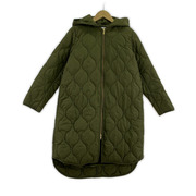 ダウンジャケット emma taylor/ライナー付キ/キルティング/カーキ