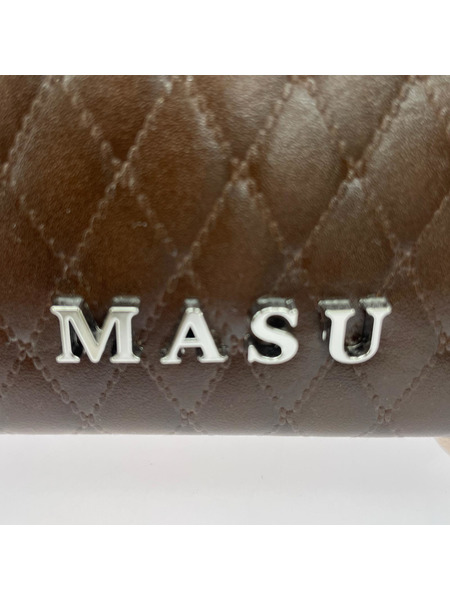 MASU LEATHER CAKE BAG PETIT BROWN