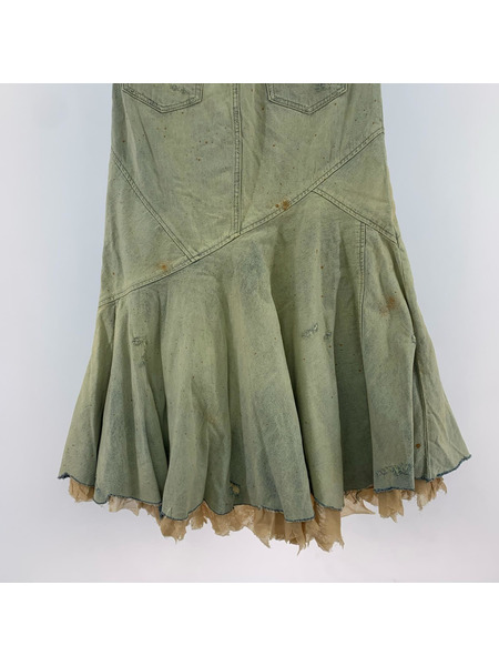 POLO RALPH LAUREN ロングスカート マーメイド デニム 9