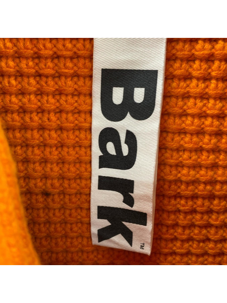 BARK ダウンベスト ニット ダウンベスト オレンジ