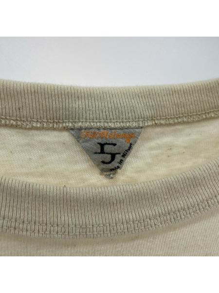 半袖Tシャツ・カットソー FilMelange dizzy オーガニックラフィー/アイボリー[値下]