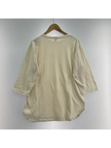 半袖Tシャツ・カットソー FilMelange dizzy オーガニックラフィー/アイボリー[値下]