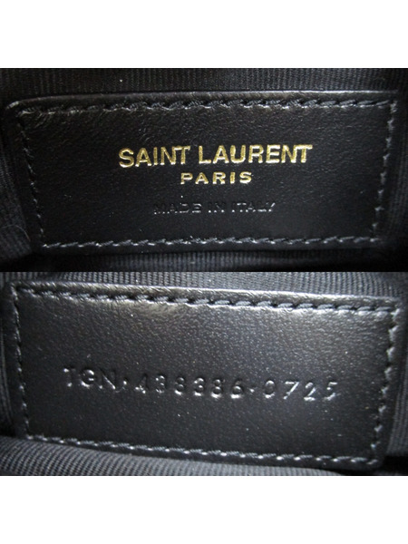 キーケース・キーリング saint laurent モノグラムキーポーチ 黒