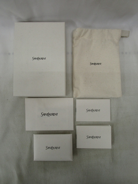 キーケース・キーリング saint laurent モノグラムキーポーチ 黒