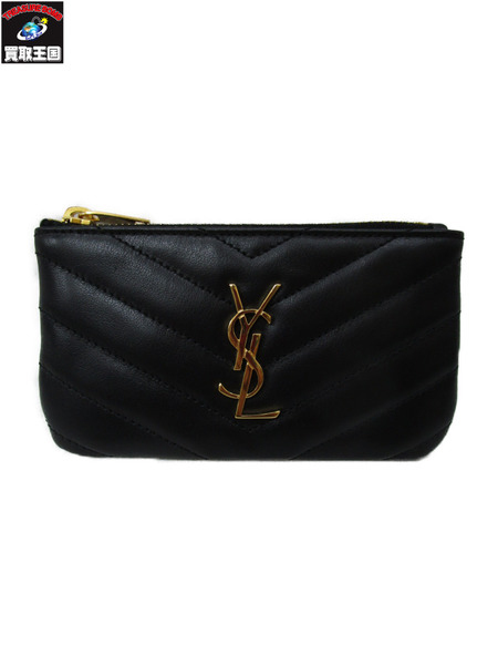 キーケース・キーリング saint laurent モノグラムキーポーチ 黒