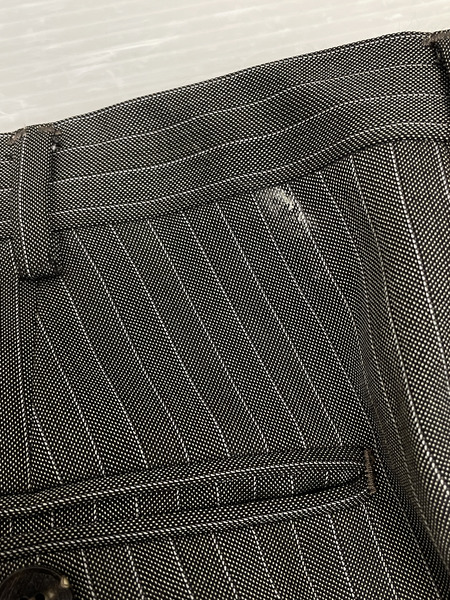 GUCCI ストライプセットアップスーツ グレー