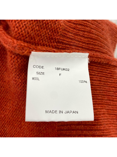 URU ニット・セーター ロングスリーブニット オレンジ