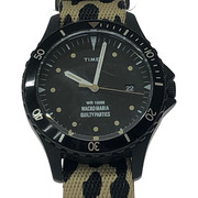 TIMEX WACKO MARIA END. アナログ 腕時計 レオパード 黒