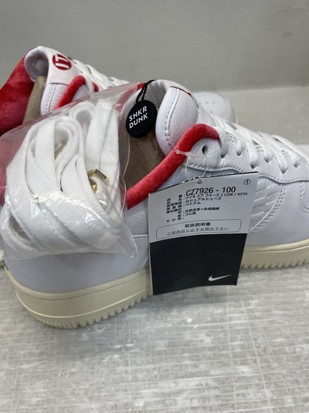 NIKE×KITH AIR FORCE 1 LOW WHITE 28.5cm CZ7926-100