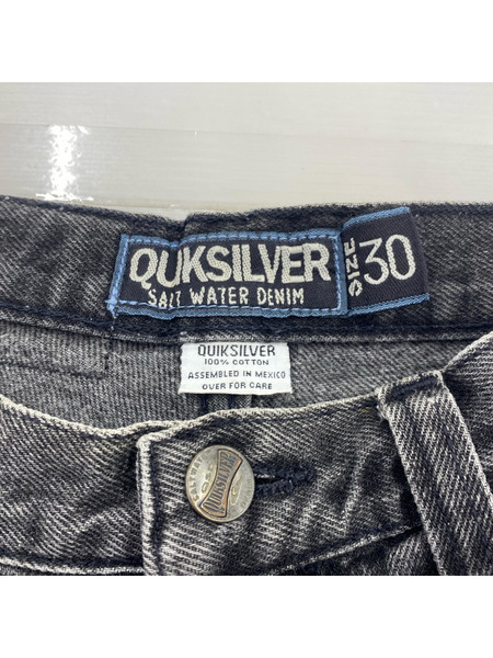 Quiksilver ショートパンツ 90s デニムショーツ グレー (30)