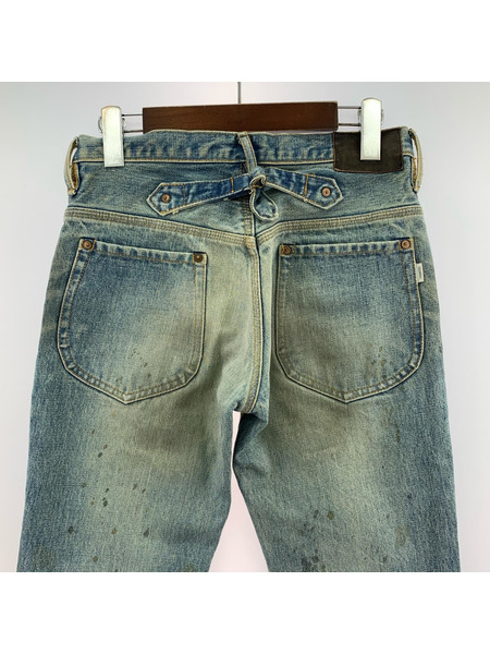 SUGARHILL 21AW OILED FADE BELL BOTTOM DENIM PANTS[値下]