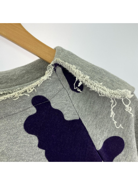 パーカー RANDY ERNST BIG POCKET HOODIE グレー 2