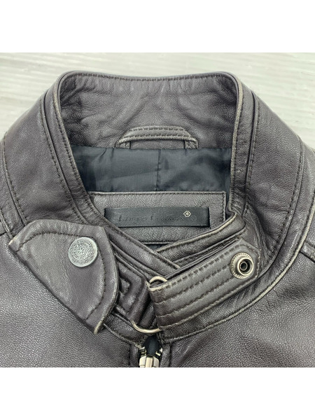 Liugoo Leathers レザージャケット シープスキン ライダースジャケット