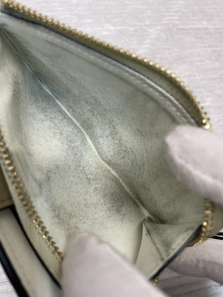 LOEWE コンパクト ジップウォレット ミントグリーン