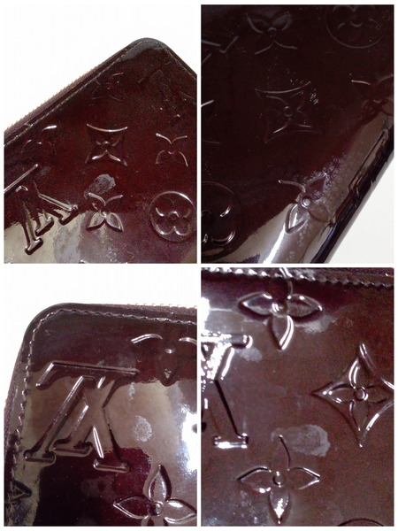 LOUIS VUITTON 長財布 M93522 ジッピーウォレット モノグラムヴェルニ