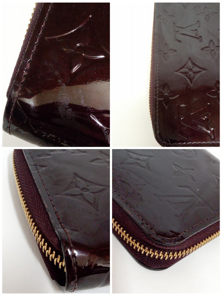 LOUIS VUITTON 長財布 M93522 ジッピーウォレット モノグラムヴェルニ