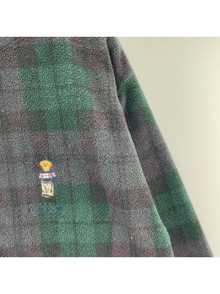 POLO RALPH LAUREN ジャケット CHAPS ポロベア ジップフリース (M)