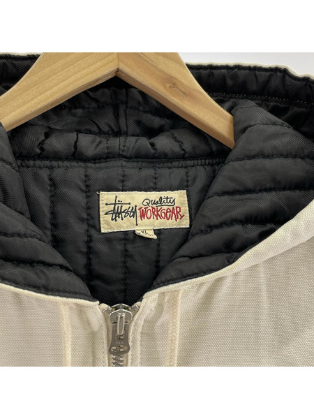 STUSSY ブルゾン・ジャンパー WORK JACKET INSULATED CANVAS XL