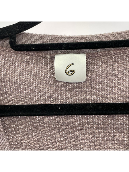 6 ROKU カーディガン リネン ニット