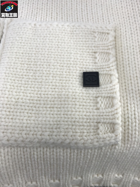 CHANEL ジップアップニット アイボリー　P29257K00298
