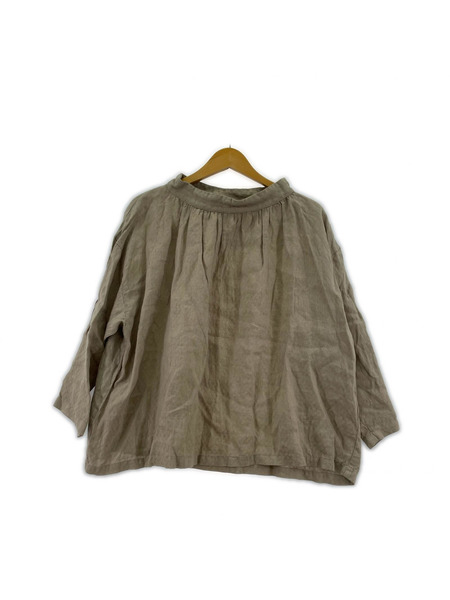 nest Robe 長袖Tシャツ・カットソー リネン ベージュ