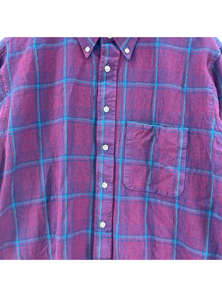 70s PENDLETON ウールシャツ 赤 (XL)