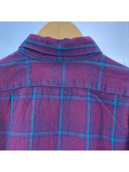 70s PENDLETON ウールシャツ 赤 (XL)