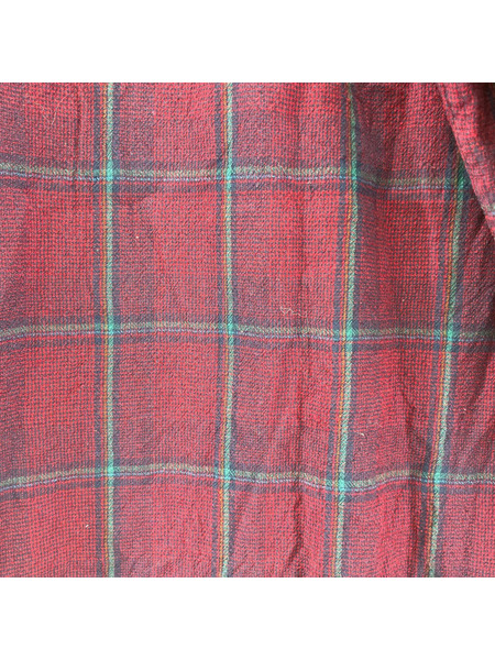 70s PENDLETON ウールシャツ 赤 (XL)