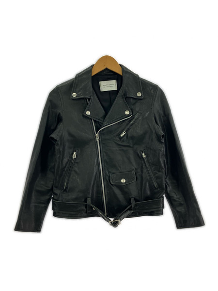beautiful people ライダース ×UNITED ARROWS ダブルライダース 羊革