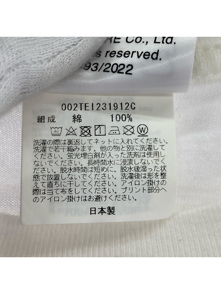 A BATHING APE  ×DRAGONBALL Z 悟空&悟飯 プリントS/STEE 白 (M)