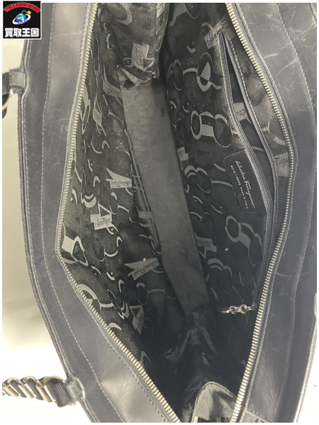 トートバッグ Salvatore Ferragamo BLK AU-21-6688