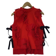 ソノ他 AKIRA NAKA フリンジニットベスト 赤[値下]