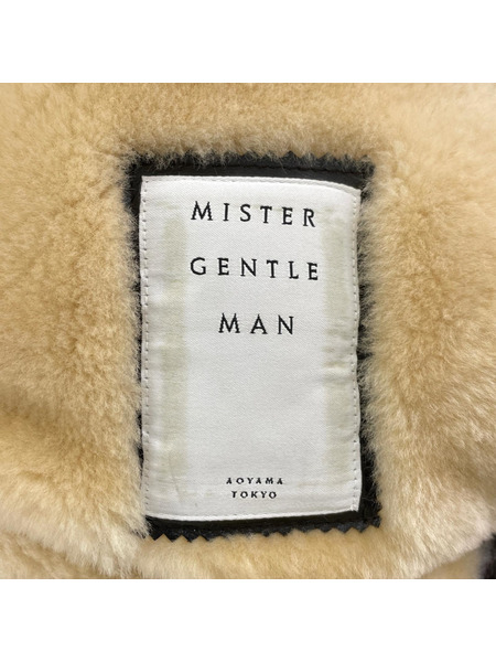 Mr.GENTLE MAN レザージャケット B3 フライトジャケット ブラウン