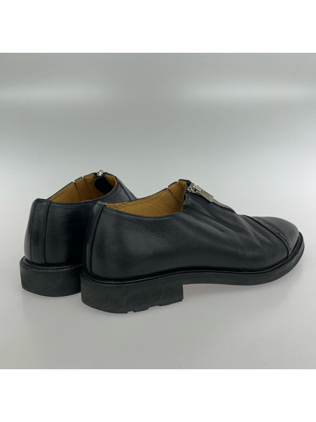 Hender Scheme front fastner パンチドキャップトゥ ドレスシューズ ブラック