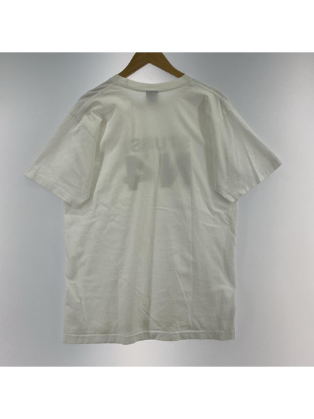 STUSSY 半袖Tシャツ・カットソー 00s USA製 No4 モノグラムロゴ(L) 白