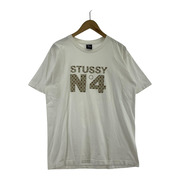 STUSSY 半袖Tシャツ・カットソー 00s USA製 No4 モノグラムロゴ(L) 白
