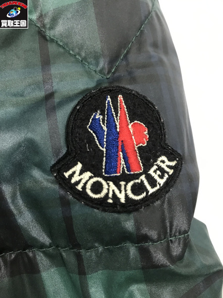 MONCLER ダウンジャケット MONCLER COMBLOUX チェックダウン