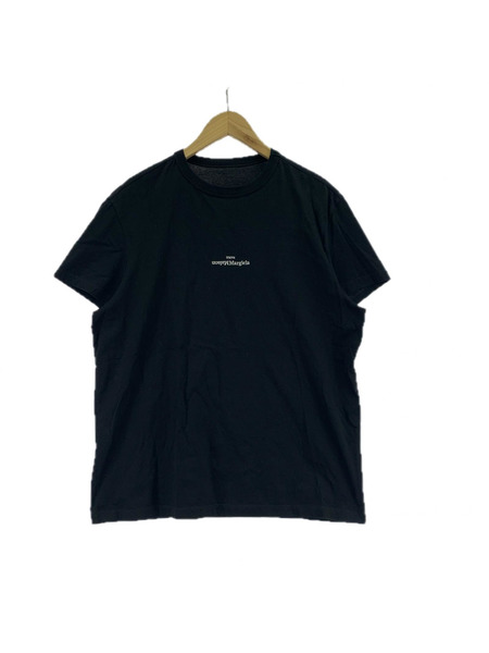 MAISON MARGIELA 半袖Tシャツ・カットソー ミニロゴTシャツ 黒 (48)