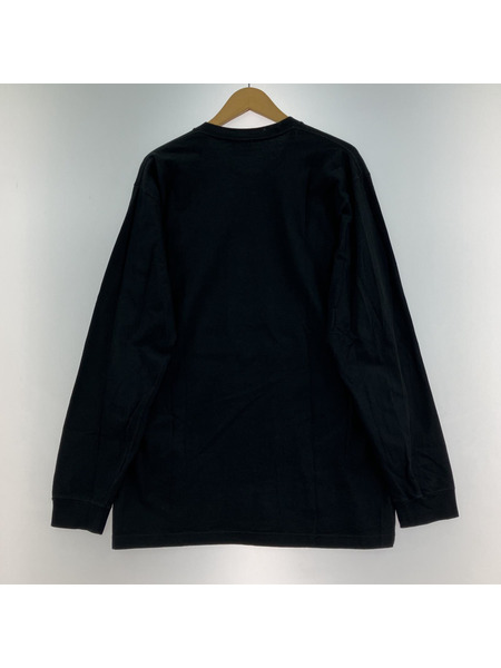 Supreme 長袖Tシャツ・カットソー ×COMME des GARCONS 15AW L/S Tee 黒 (L)