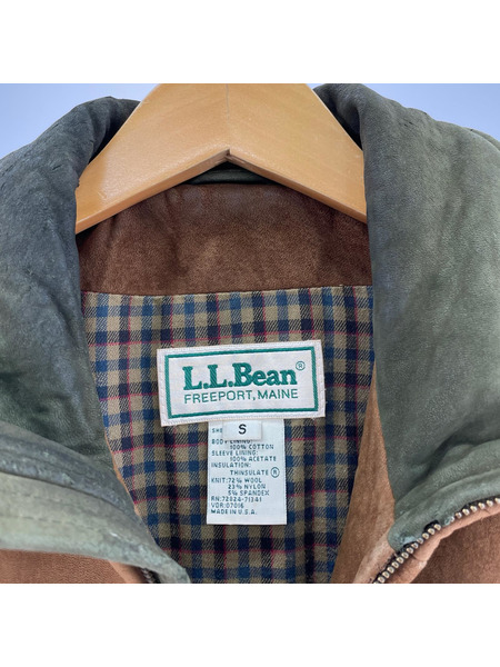 L.L.Bean ブルゾン・ジャンパー 80s USA製 レザー R331 (S)