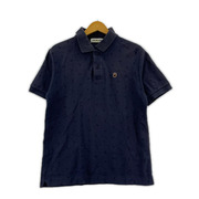 A BATHING APE ポロシャツ 紺 (M)