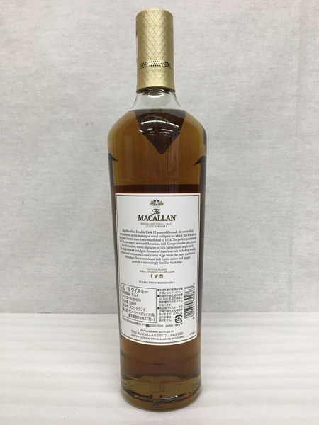 ウイスキー ザ マッカラン ダブルカスク 12年 700ml 40% 箱付き