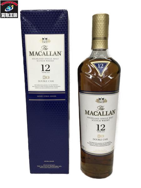 ウイスキー ザ マッカラン ダブルカスク 12年 700ml 40% 箱付き